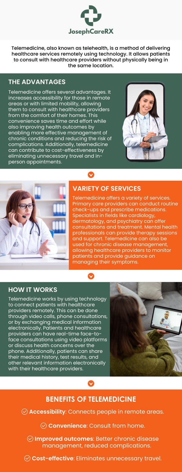 Finding convenient, medically supervised weight loss options has never been easier with telehealth services. At JosephCareRX, Dr. Leah Joseph, MD, FACP, offers comprehensive virtual consultations for patients seeking personalized weight management solutions. Through telehealth, patients can discuss their goals, explore treatment options—including GLP‑1 medications—and receive ongoing guidance without needing to visit the clinic in person. For more information, contact us or book an appointment online. We are conveniently located at 2504 Raeford Road #101, Fayetteville, NC 28305. Finding convenient, medically supervised weight loss options has never been easier with telehealth services. At JosephCareRX, Dr. Leah Joseph, MD, FACP, offers comprehensive virtual consultations for patients seeking personalized weight management solutions. Through telehealth, patients can discuss their goals, explore treatment options—including GLP‑1 medications—and receive ongoing guidance without needing to visit the clinic in person. For more information, contact us or book an appointment online. We are conveniently located at 2504 Raeford Road #101, Fayetteville, NC 28305.