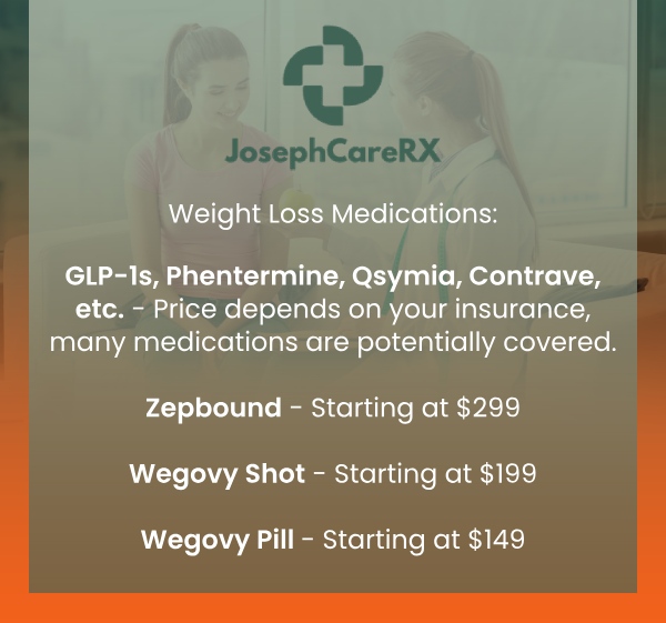 Self-Pay Pricing at JosephCareRX, Medical Weight Loss Clinic in Fayetteville, NC